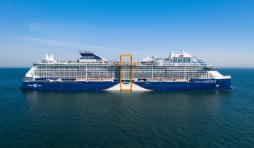 ¡EL MÁS RECIENTE DE CELEBRITY CRUISES, CELEBRITY ASCENT, LLEGA A BARCELONA PARA SU ESPERADO DEBUT EUROPEO!